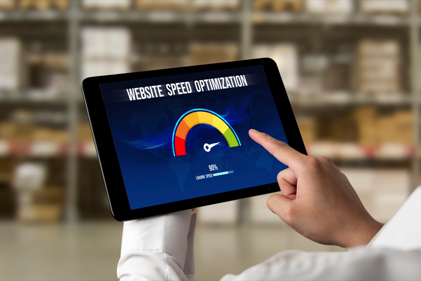 Website loading speed measured on screen — Google crawl budget update